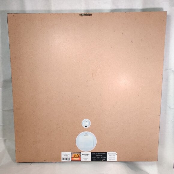 Star Wars Death Star II Canvas 22 x 22 in Return of the Jedi Light Up Disney - Picture 4 of 16